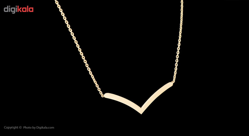 گردنبند طلا 18 عیار زنانه ماهک مدل MM0404 طرح هفت باز - دلبری