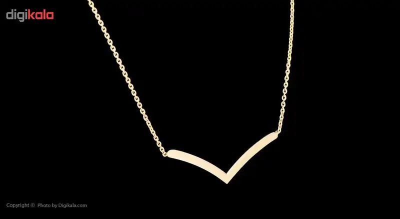 گردنبند طلا 18 عیار زنانه ماهک مدل MM0404 طرح هفت باز - دلبری