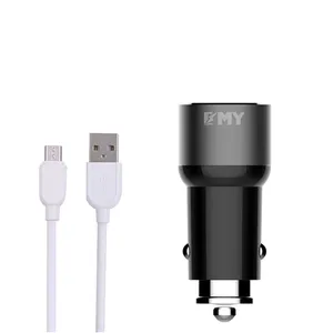 شارژر فندکی امی مدل MY-119 به همراه کابل تبدیل microUSB