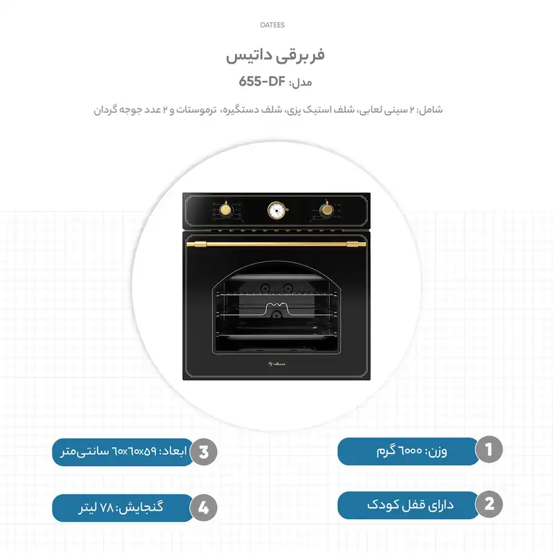 فر برقی داتیس مدل DF-655