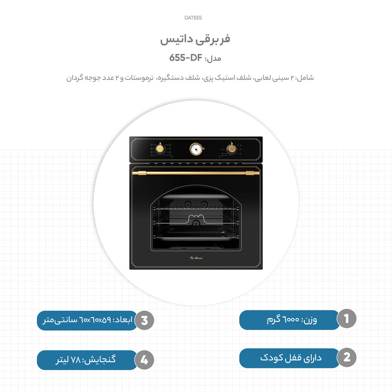 فر برقی داتیس مدل DF-655
