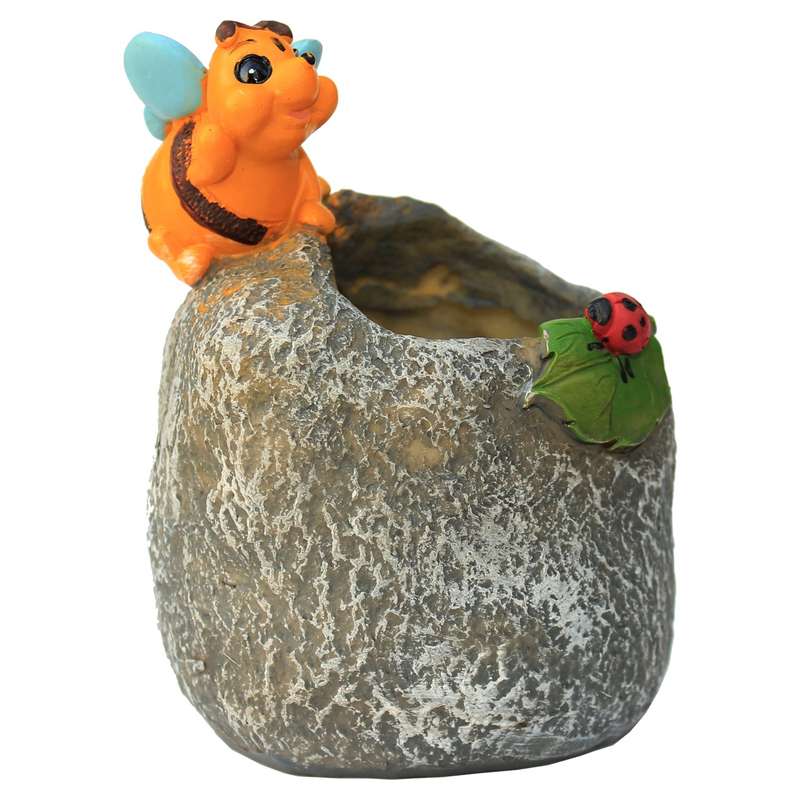 گلدان دکوگل طرح سنگی زنبور مدل DG034