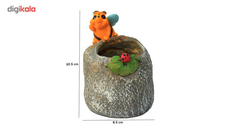 گلدان دکوگل طرح سنگی زنبور مدل DG034