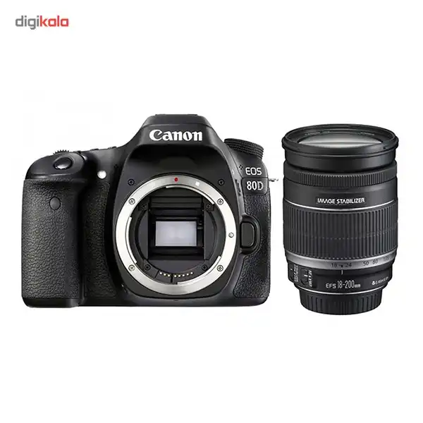 دوربین دیجیتال کانن مدل Eos 80D به همراه لنز 200-18 میلی متر
