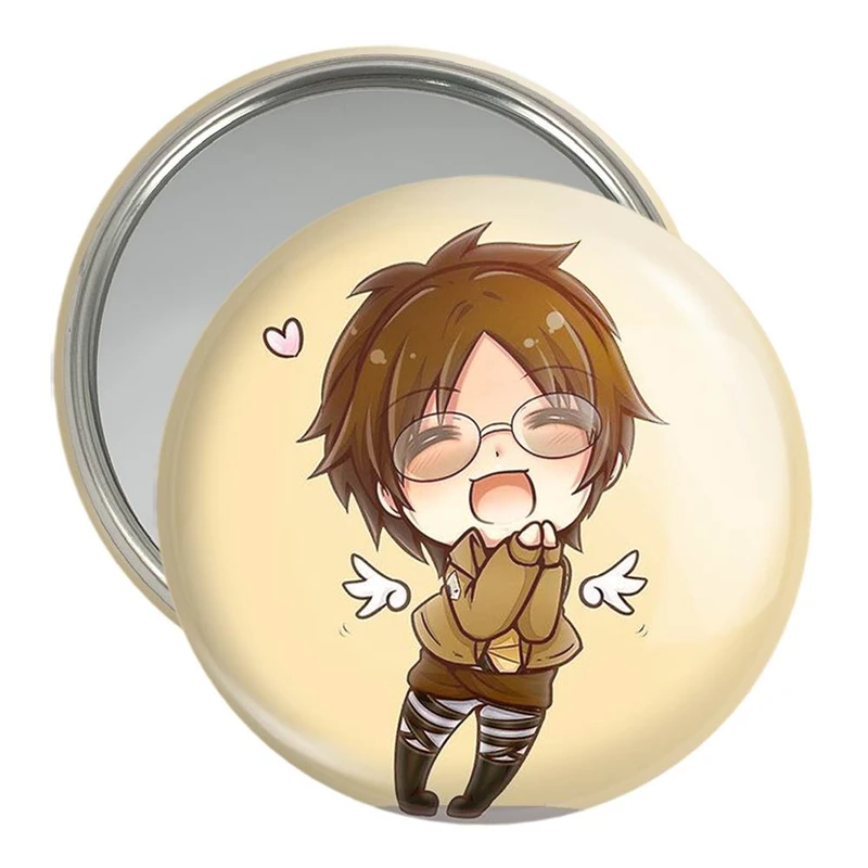 آینه جیبی خندالو مدل هانجی سان انیمه اتک آن تایتان Attack on Titan کد 11046