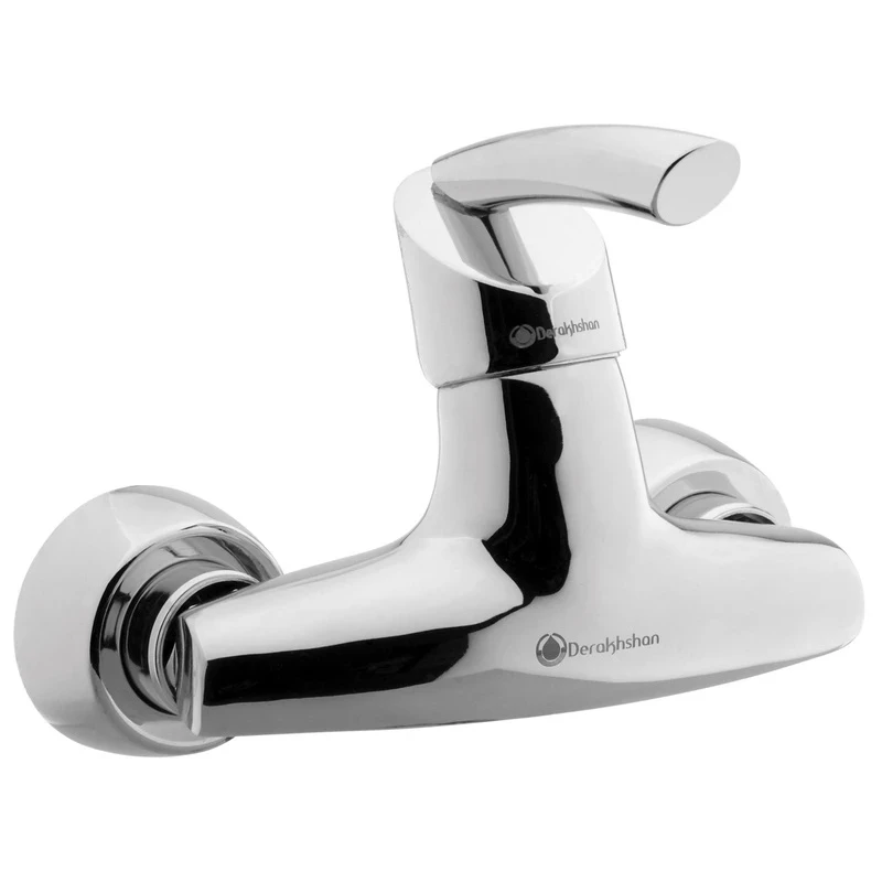 شیر سرویس بهداشتی درخشان مدل تاپ کروم