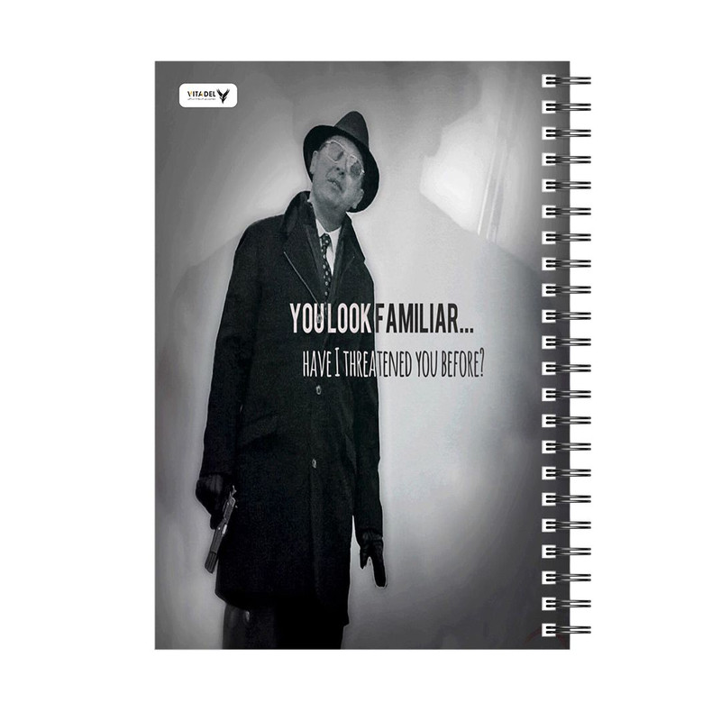 دفتر 120 برگ ویتادل طرح بلک لیست مدل 3