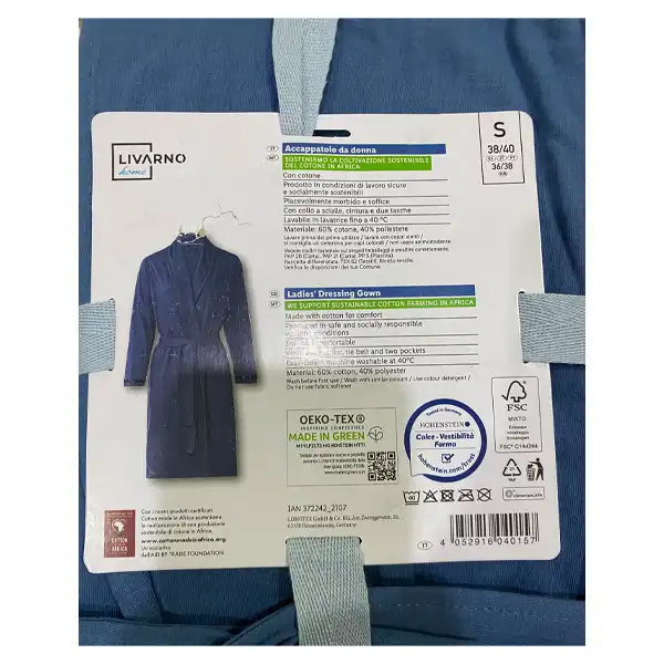 حوله پالتویی لیوانو مدل MOJ014 سایز 110