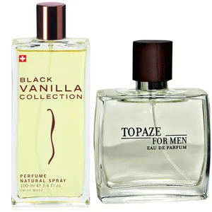 Musk Collection Black Vanilla Eau De Parfum 100ml With Stavita Topaze Eau De Parfum For Men 100ml