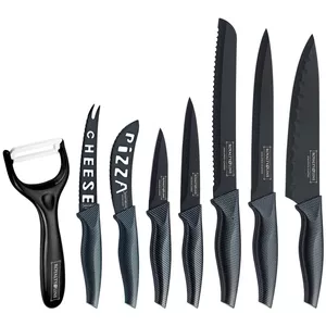 ست چاقوی آشپزخانه‌ 8 پارچه رویالتی لاین مدل RL CB7
