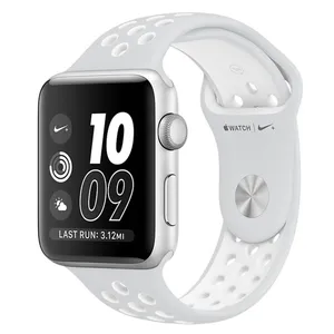 ساعت هوشمند اپل واچ سری 2 مدل Nike Plus 42mm Silver Aluminum Case with Pure Platinum/White Nike Sport Band