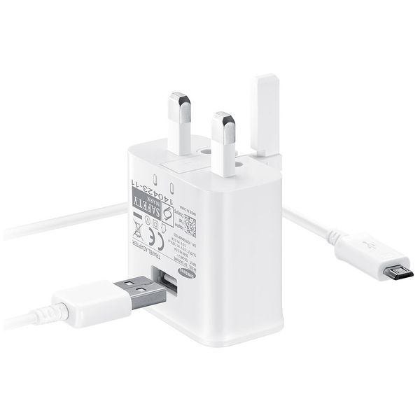 شارژر دیواری مدل EP-TA20UWE همراه با کابل microUSB شارژر دیواری مدل EP-TA20UWE همراه با کابل microUSB