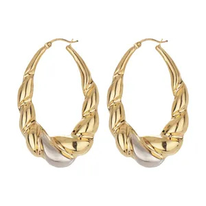 گوشواره طلا 18 عیار زنانه آلند مدل BTG64