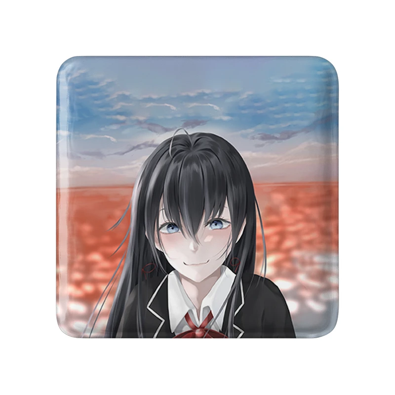 پیکسل خندالو طرح انیمه جوانی کمدی رومانتیک من مدل مربعی کد 32546