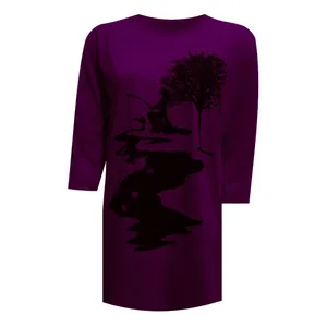 تی شرت آستین کوتاه زنانه مدل DKCOP 240