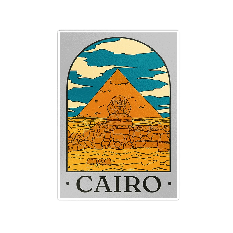   استیکر لپ تاپ ویندی دیزاین طرح مصر مدل VINDI1341