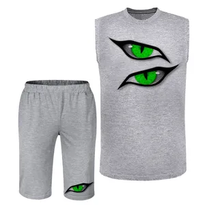 ست تاپ و شلوارک مردانه مدل چشات کد N655