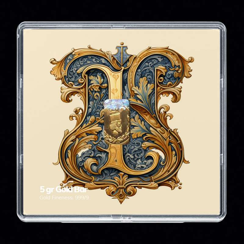 شمش طلا 24 عیار مدوپد مدل حرف L کد SH-10721 شمش طلا 24 عیار مدوپد مدل حرف L کد SH-10721