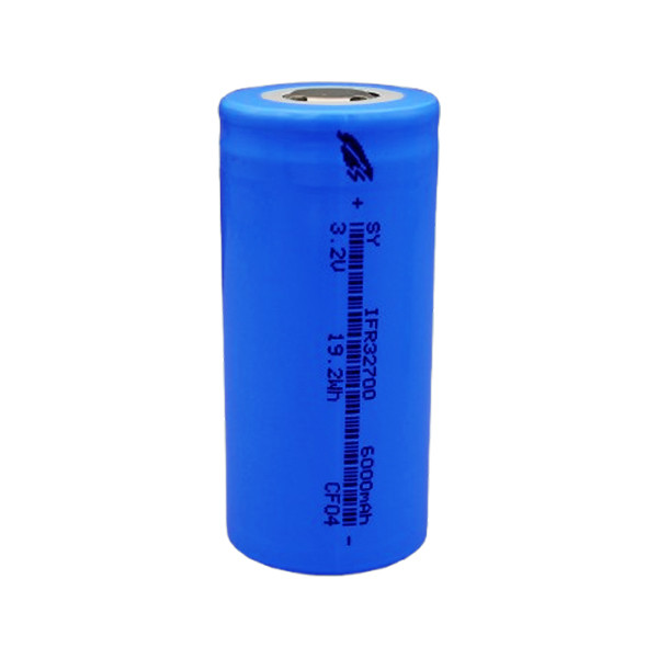 باتری لیتیوم فسفات مدل SY IFR32700 ظرفیت 6000 میلی‌آمپر ساعت