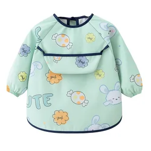 پیش بند نوزادی مدل آستین دار  کد 009