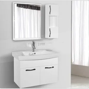 ست کابینت روشویی کاسپین مدل رومکس به همراه آینه و باکس