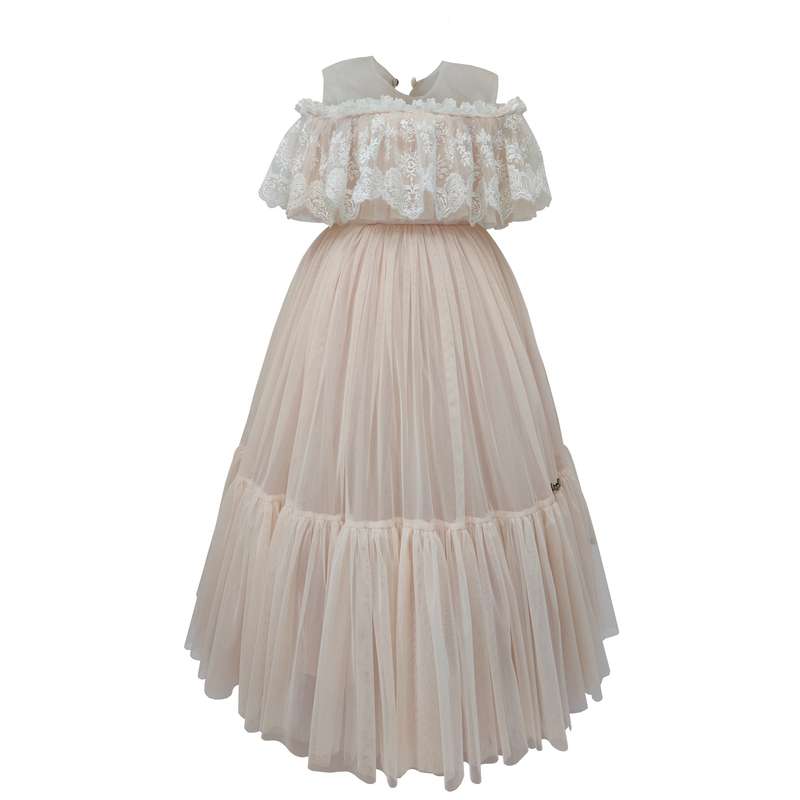 پیراهن دخترانه لونا مدل princess naz