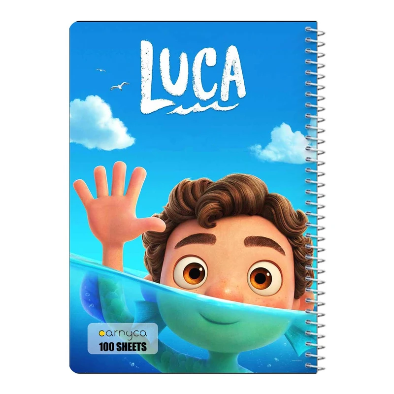 دفتر مشق 100 برگ سیمی کارنیکا طرح لوکا Luca کد 39637