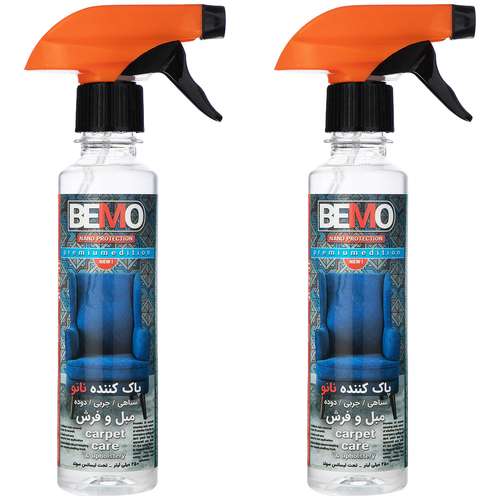 اسپری پاک کننده مبل و فرش بمو مدل TRA2 حجم 250 میلی لیتر بسته 2 عددی