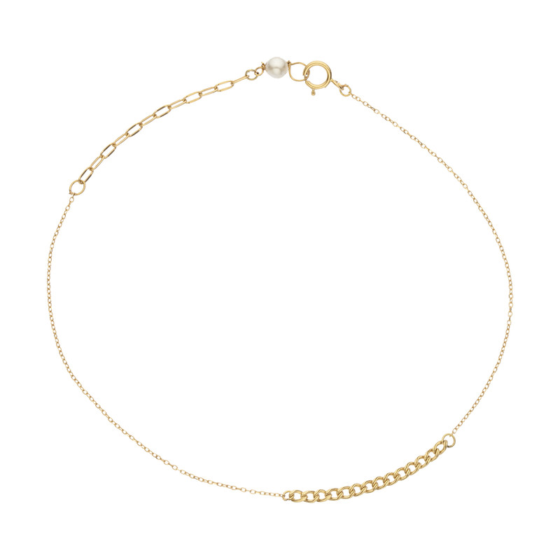 پابند طلا 18 عیار زنانه نیوانی مدل PA901