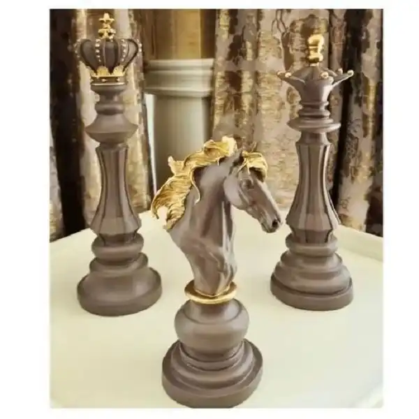 تندیس کولاک مدل شطرنج مجموعه 3 عددی