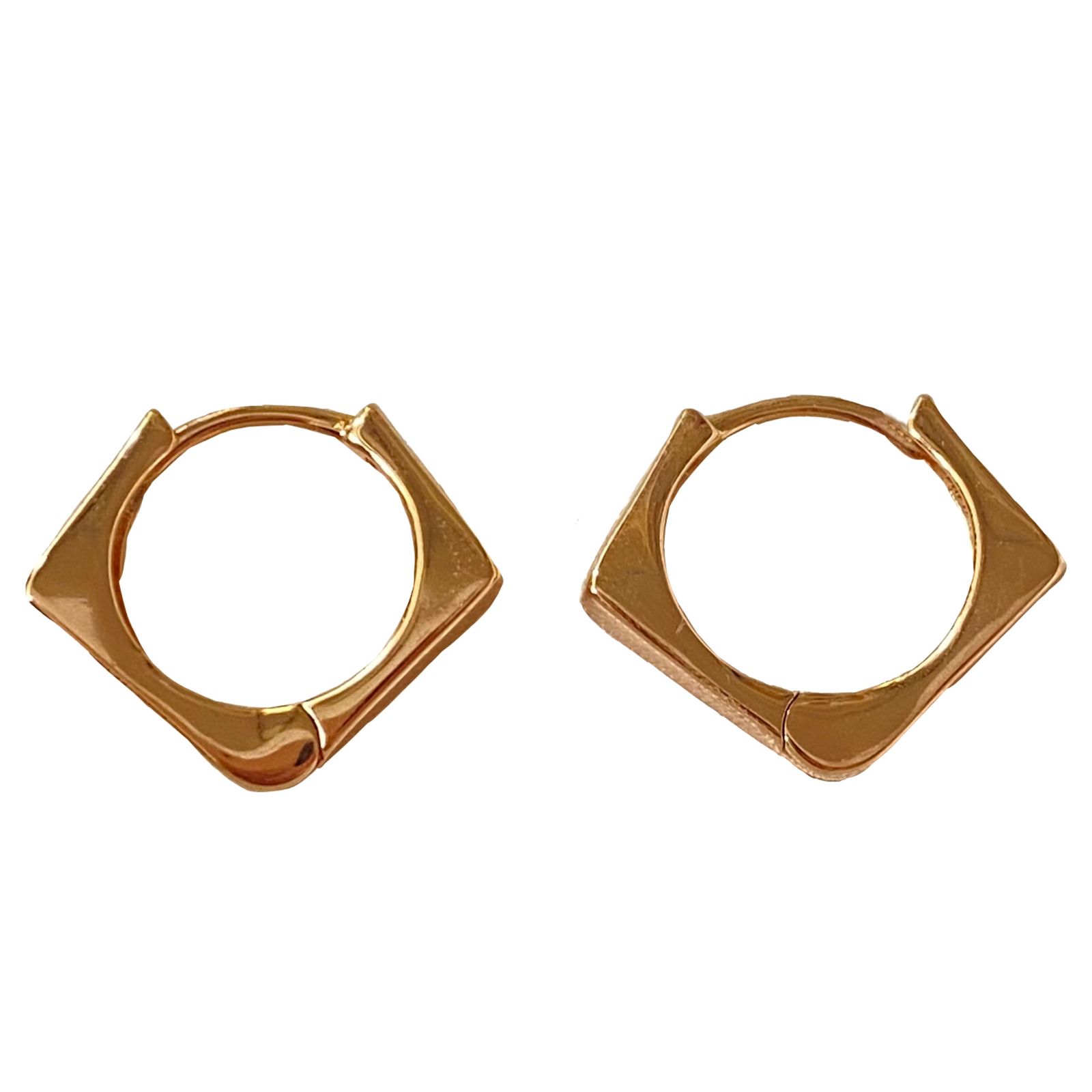 گوشواره زنانه ژوپینگ مدل مربعی - - 1