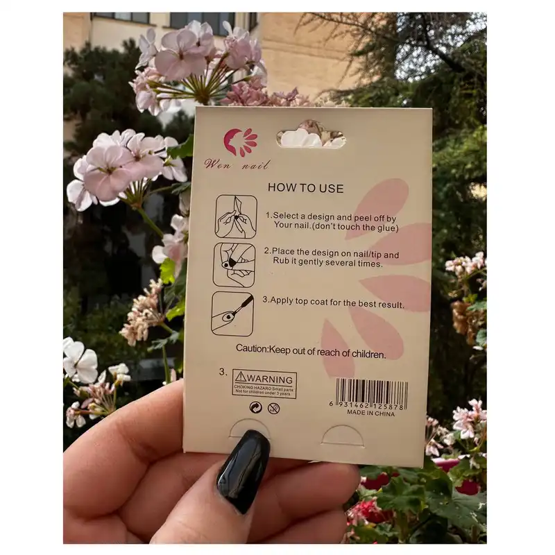 برچسب لنز ناخن مدل BLE-867D