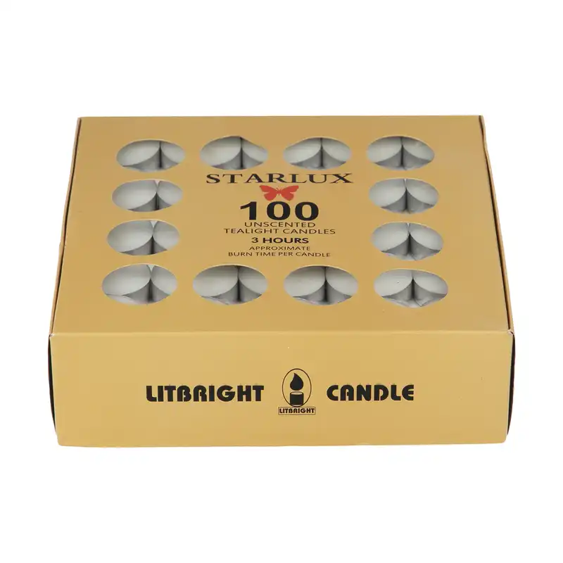 شمع  وارمر استارلوکس مدل Tealight بسته 100 عددی