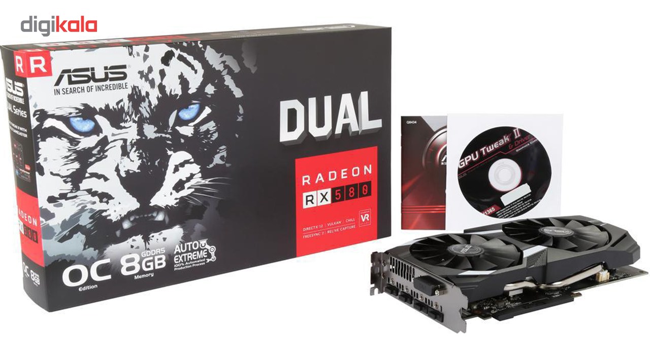 ブティック ASUS AMD RX580搭載ビデオカード DUAL-RX580-O8G - 通販