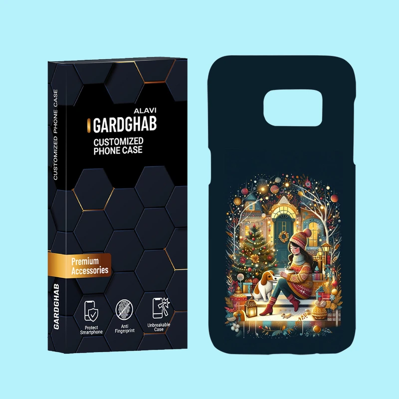 کاور گارد قاب علوی مدل هنری مناسب برای گوشی موبایل سامسونگ S7