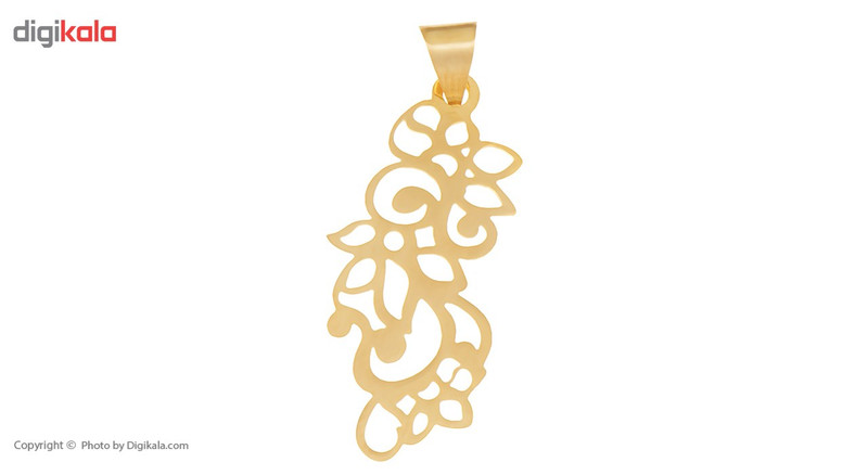 آویز گردنبند طلا 18 عیار زنانه ماهک مدل MM0441