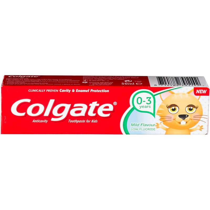 خمیر دندان کودک کلگیت مدل Low Fluoride حجم 50 میلی لیتر خمیر دندان کودک کلگیت مدل Low Fluoride حجم 50 میلی لیتر
