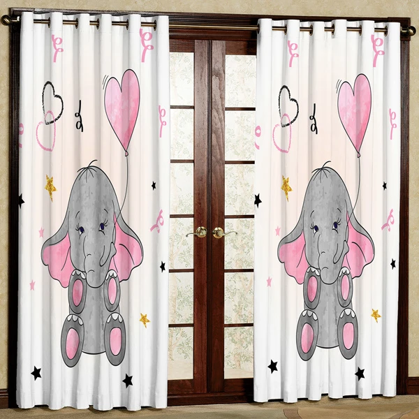 پرده مدل فیل هازان پانچی کد 35 سایز 280x140 سانتی متر