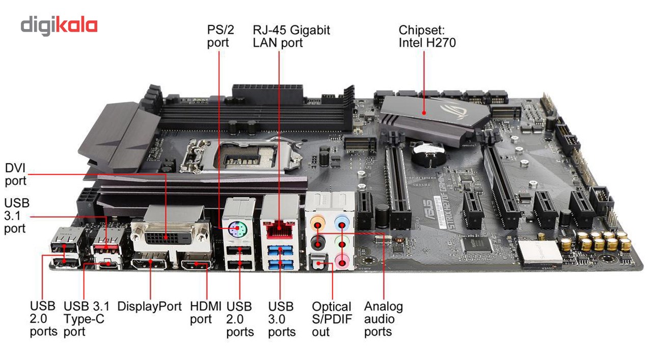 Asus rog clearance strix h270f gaming