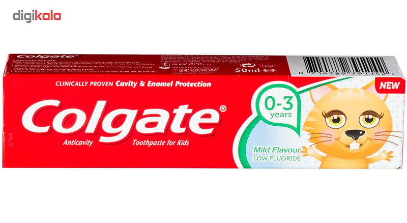 خمیر دندان کودک کلگیت مدل Low Fluoride حجم 50 میلی لیتر خمیر دندان کودک کلگیت مدل Low Fluoride حجم 50 میلی لیتر