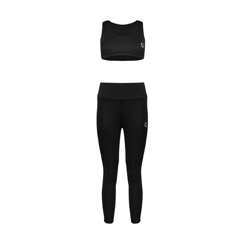 ست نیم تنه و لگینگ ورزشی زنانه کد Mhr-1022