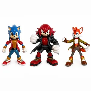 Action figure Sonic and friends design, model AF_G4, height 16 cm, set of 3