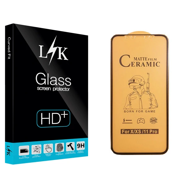 محافظ صفحه نمایش سرامیکی ال کی مدل +LITE مناسب برای گوشی موبایل اپل iPhone 11 Pro