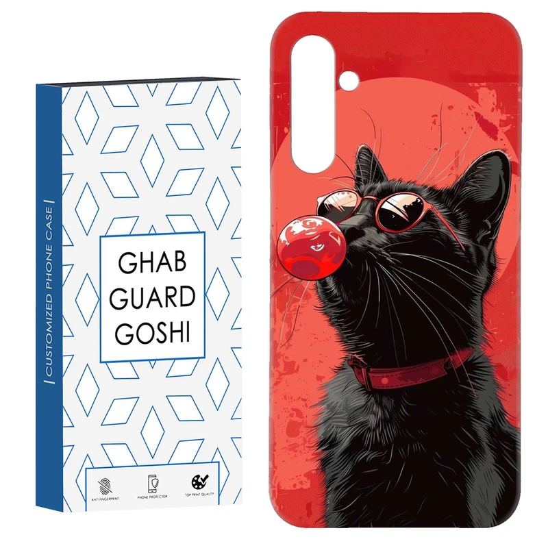 کاور قاب گارد گوشی طرح گربه کد Dimo-296 مناسب برای گوشی موبایل سامسونگ GALAXY A15