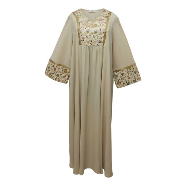 مانتو عبایی زنانه مدل فری بند تنظیم دار کد TCZZC6368