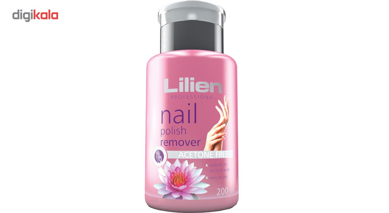 لاک پاک کن لیلین مدل Acetone Free Water Lily حجم 200 میلی لیتر
