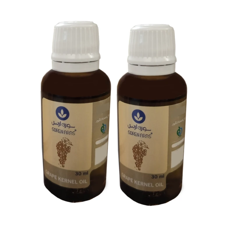 روغن بدن سورن ارس مدل هسته انگور مناسب برای انواع پوست حجم 30 میلی لیتر بسته 2 عددی