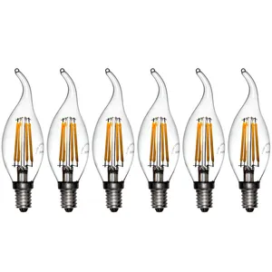 Delight 00188x6-4W Filament LED Lamp E14 6 PCS