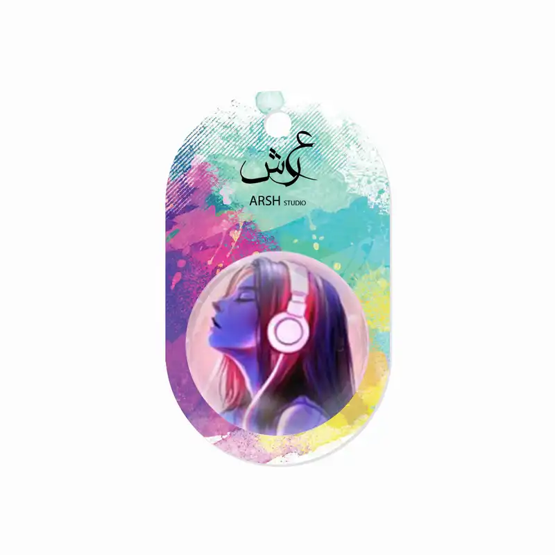 مگنت عرش طرح دخترونه کد Asm374