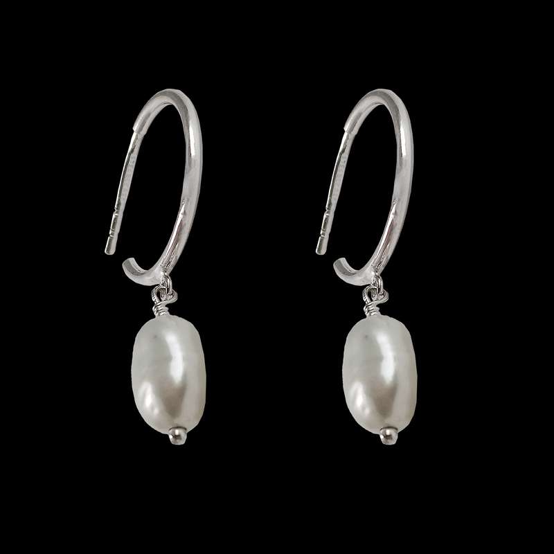 گوشواره نقره زنانه مدل مرواریدی گوشواره نقره زنانه مدل مرواریدی